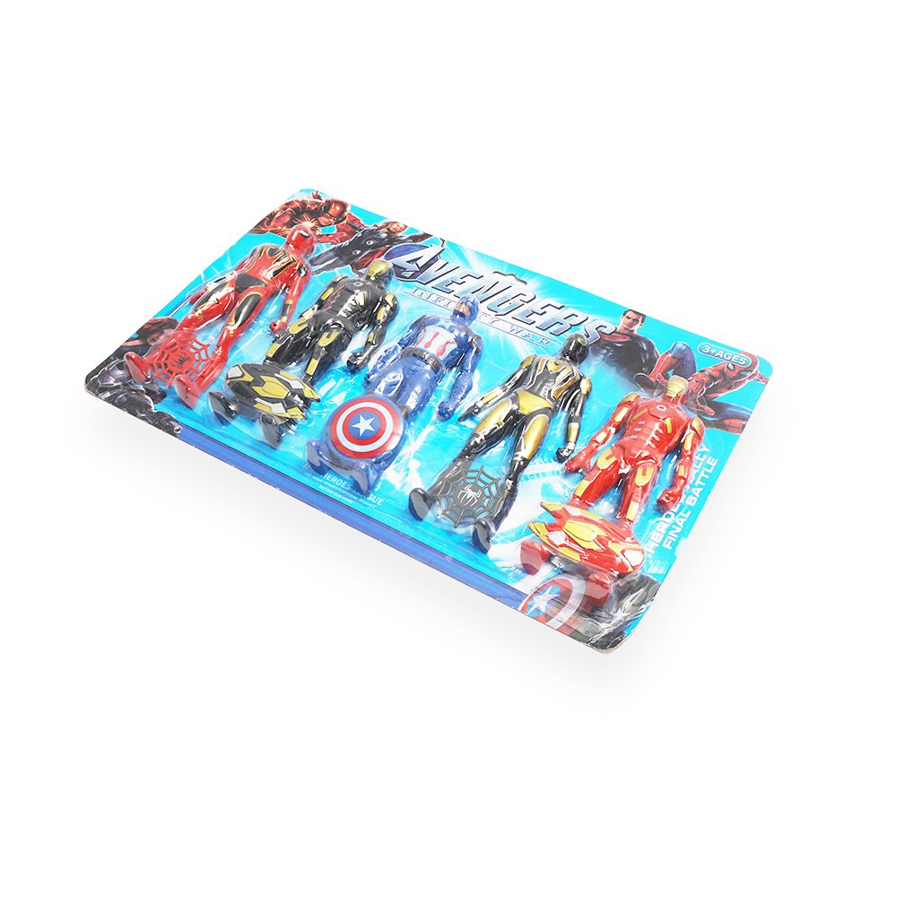 Colorful Avengers Figure Set 5 Pieces