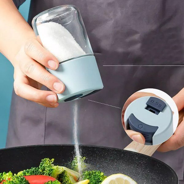 6pcs Magnetic Stainless Steel Herb and Spice Storage with Holder
