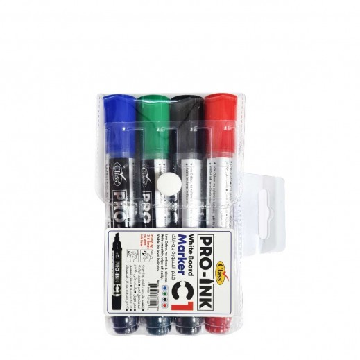 Class Whiteboard Marker 4 Colo