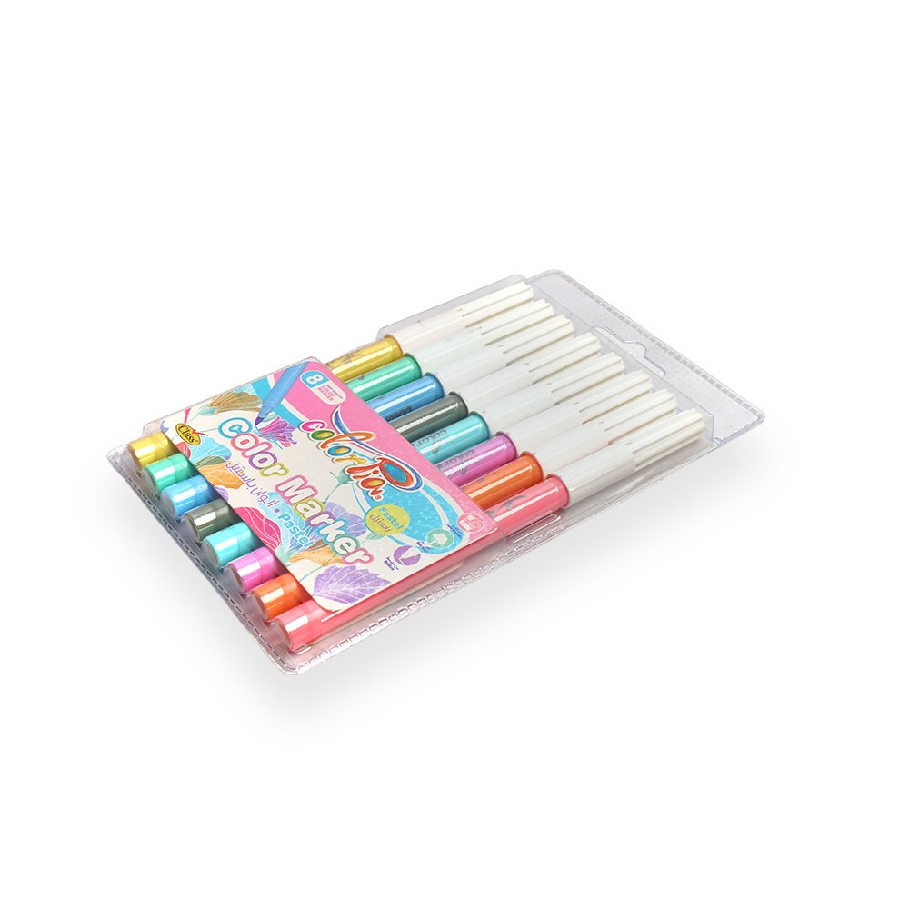 "Color Pia Pastel Color Marker Set, 12 Colors"