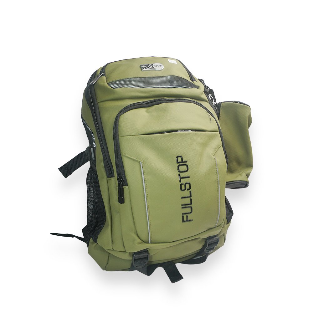 "Fullstop Backpack With Pencil Case, Olive Green"