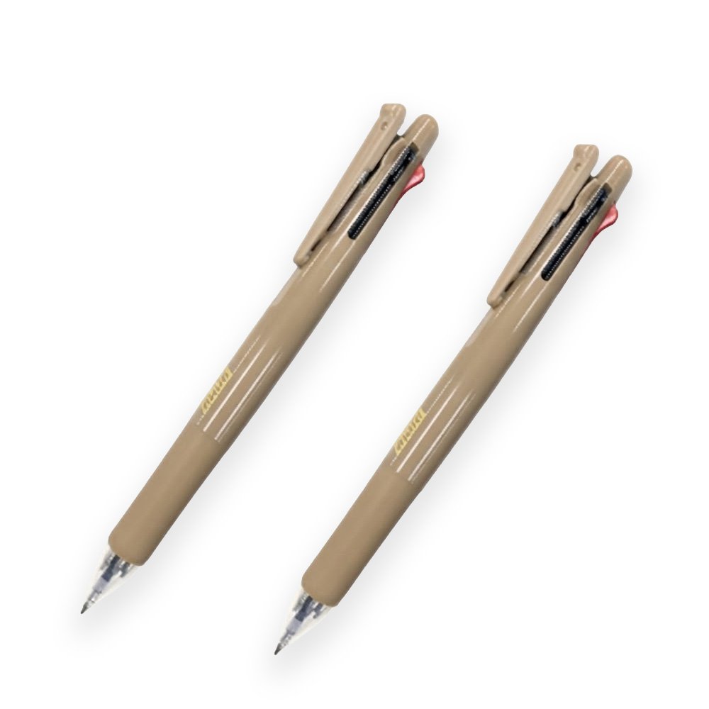 Zebra Clip On 4 In 1 Pen- Brown