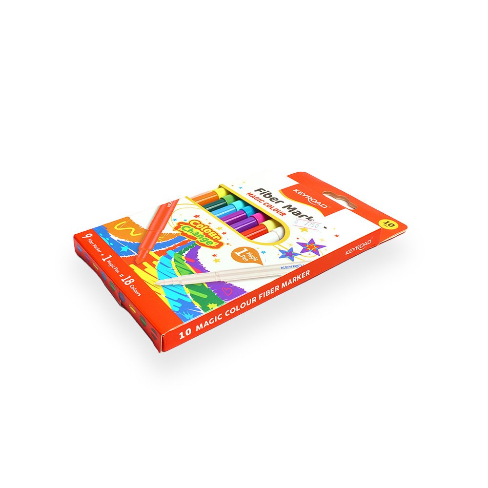 Washable Fiber Markers 10 Colors