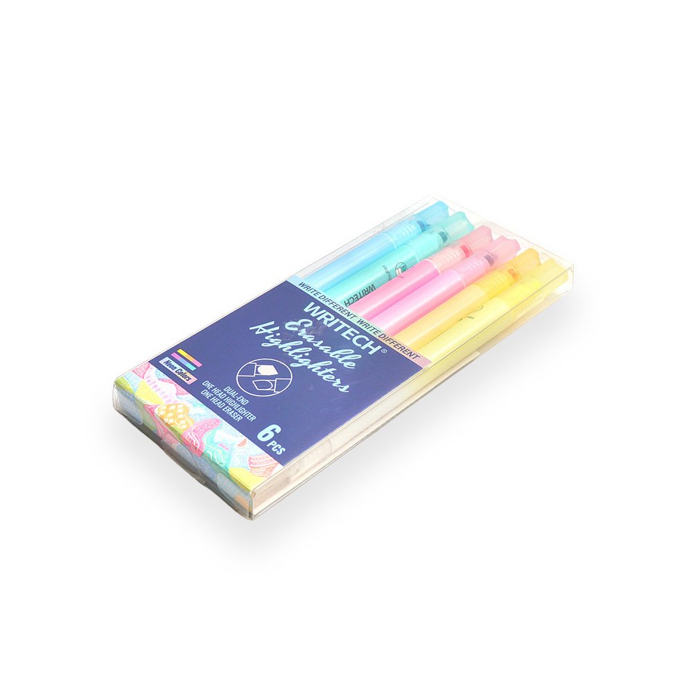Erasable Highlighter Set 6 Pieces