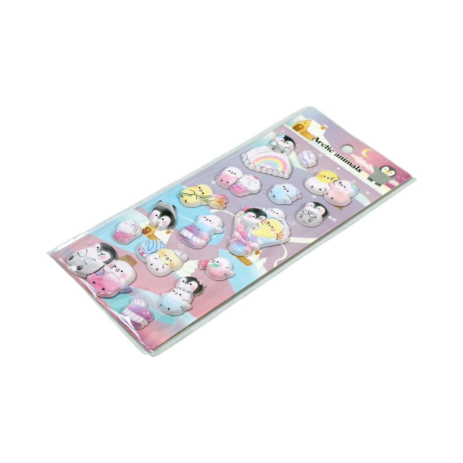 3D Puffy Arctic Animal Sticker