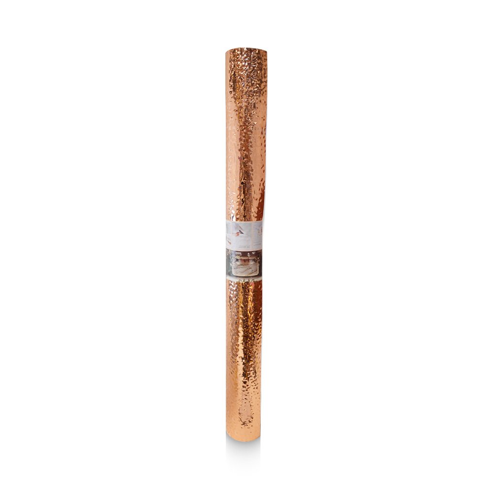 "Self-Adhesive Aluminum Wall Roll- Rose Golden, 1.2x3 Meters"