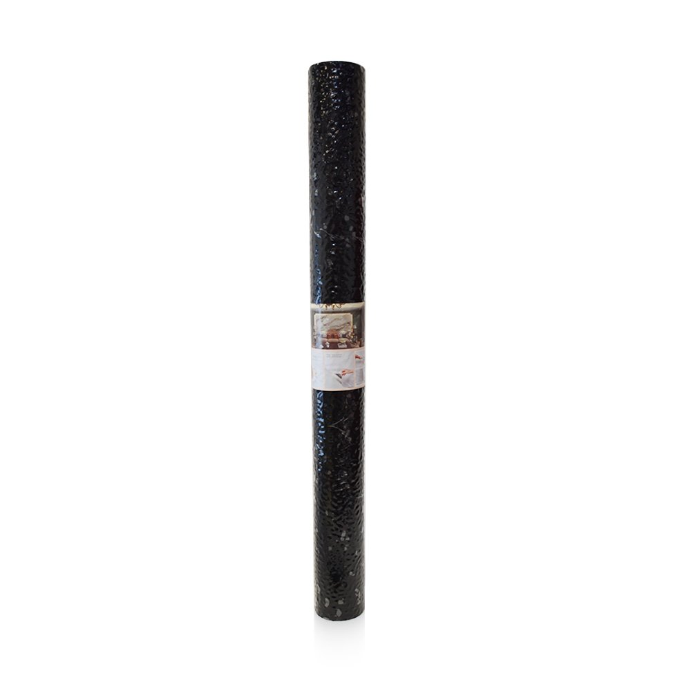 "Self-Adhesive Aluminum Wall Roll- Black, 1.2x3 Meters"