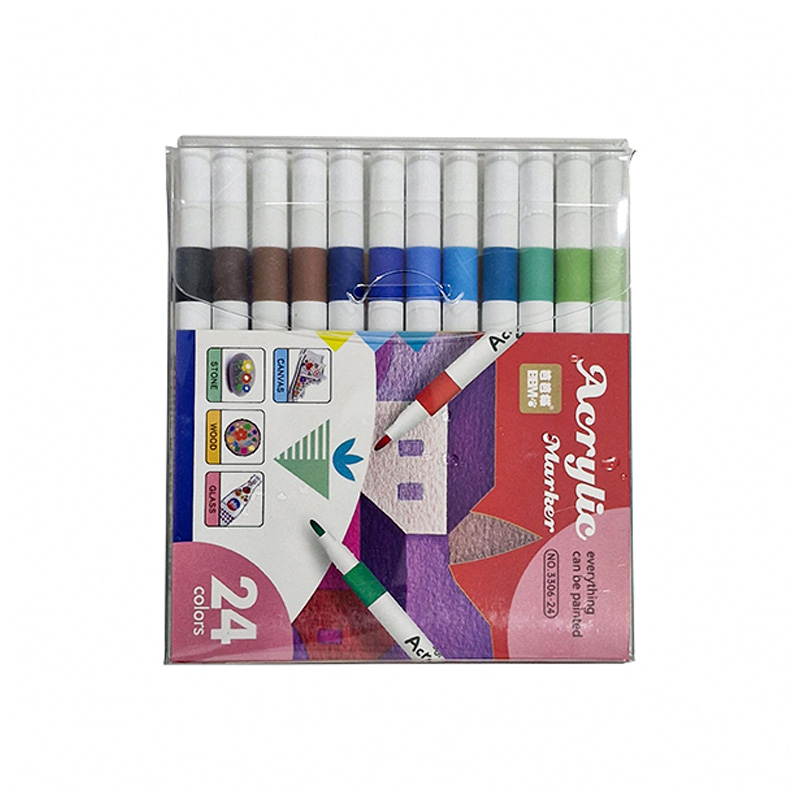 Acrylic Marker Set- 24 Pieces