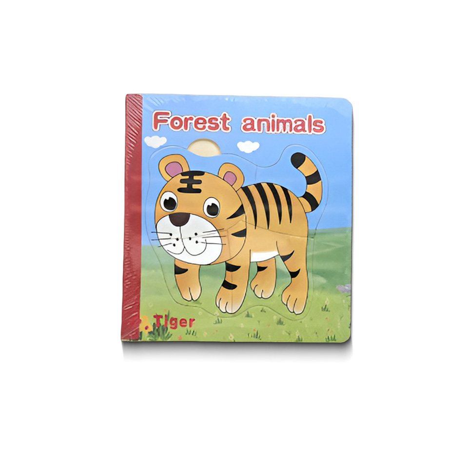 Wooden Forest Animals Book Puzzle- 17x14.5cm