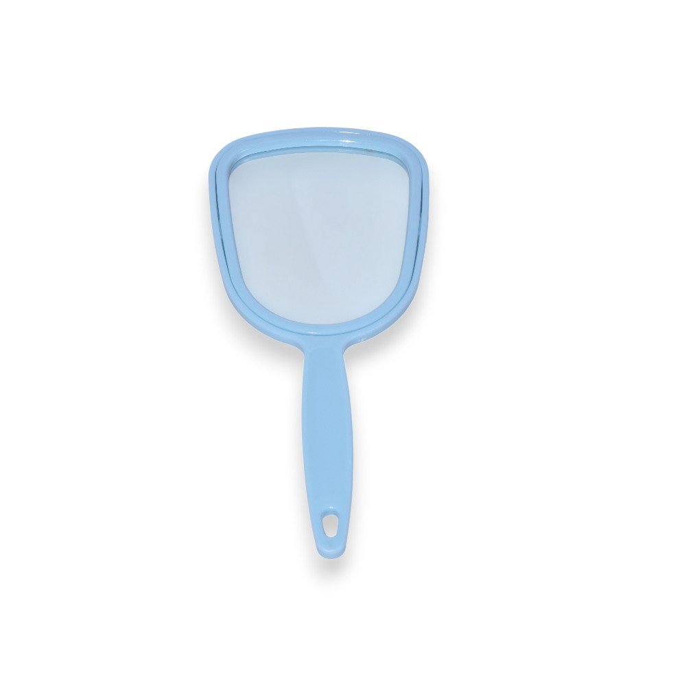 Plastic Mirror With Handle- 13.8x5.5cm