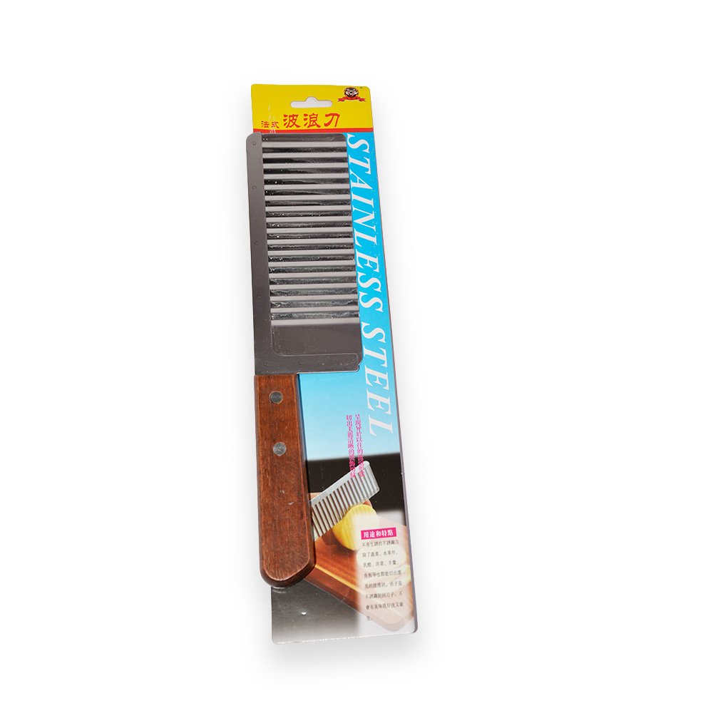 Stainless Steel Crinkle Cut Knife- 27.5x6cm