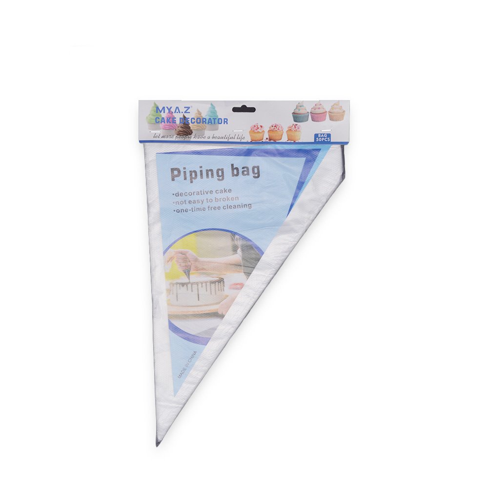 "Disposable Cake Decorating Piping Bags- 24x35cm, 50 Pieces"