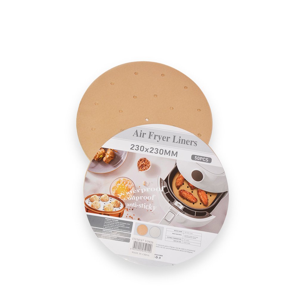 "Air Fryers Liners- 230x230mm, 50 Pieces"