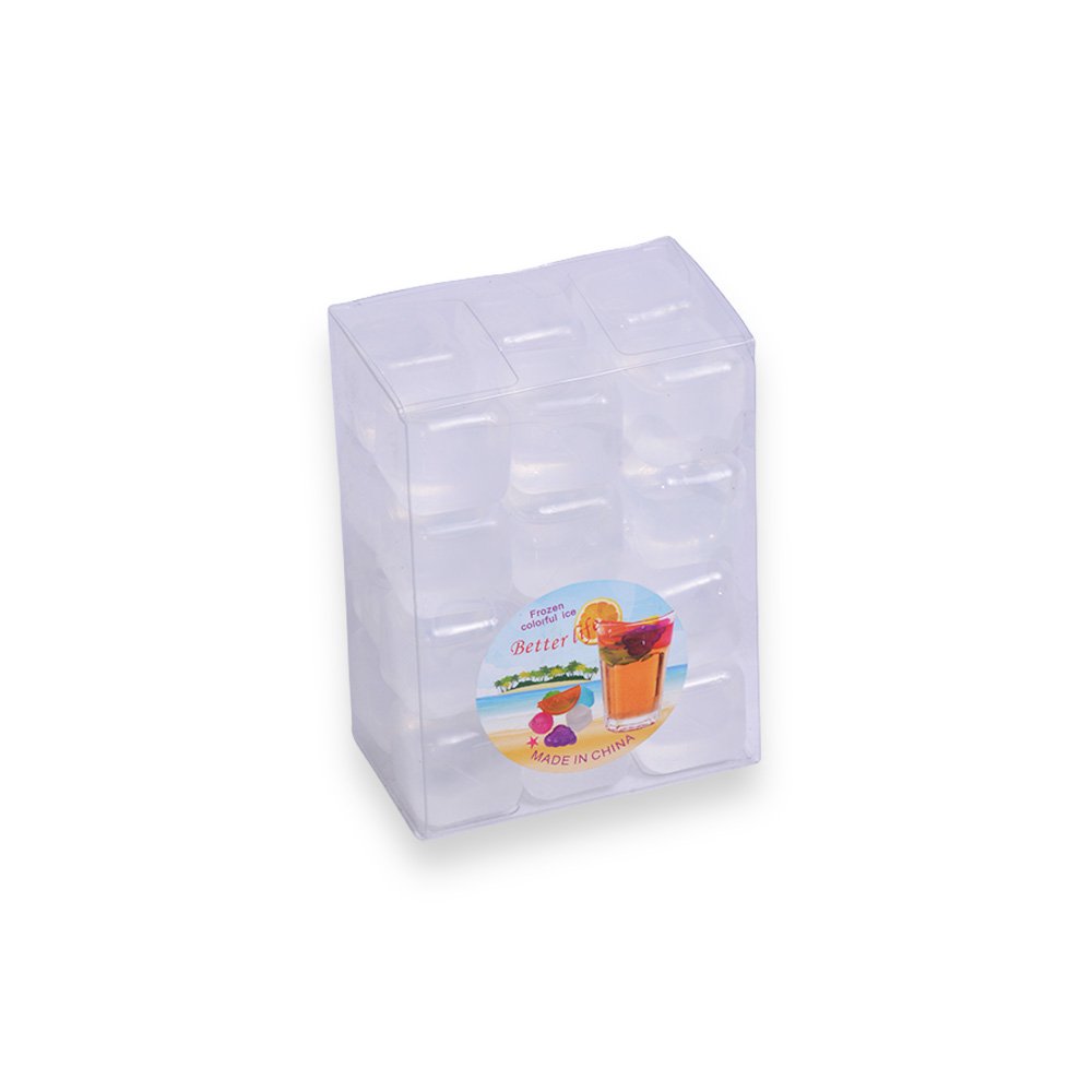 Reusable Plastic Ice Cubes Set- 24 Pieces