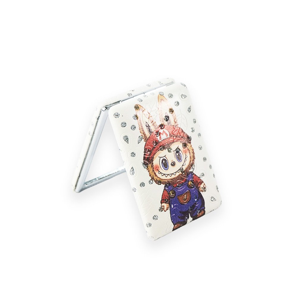 Smug Labubu Rectangular Plastic Mirror- 8.5x6.5cm