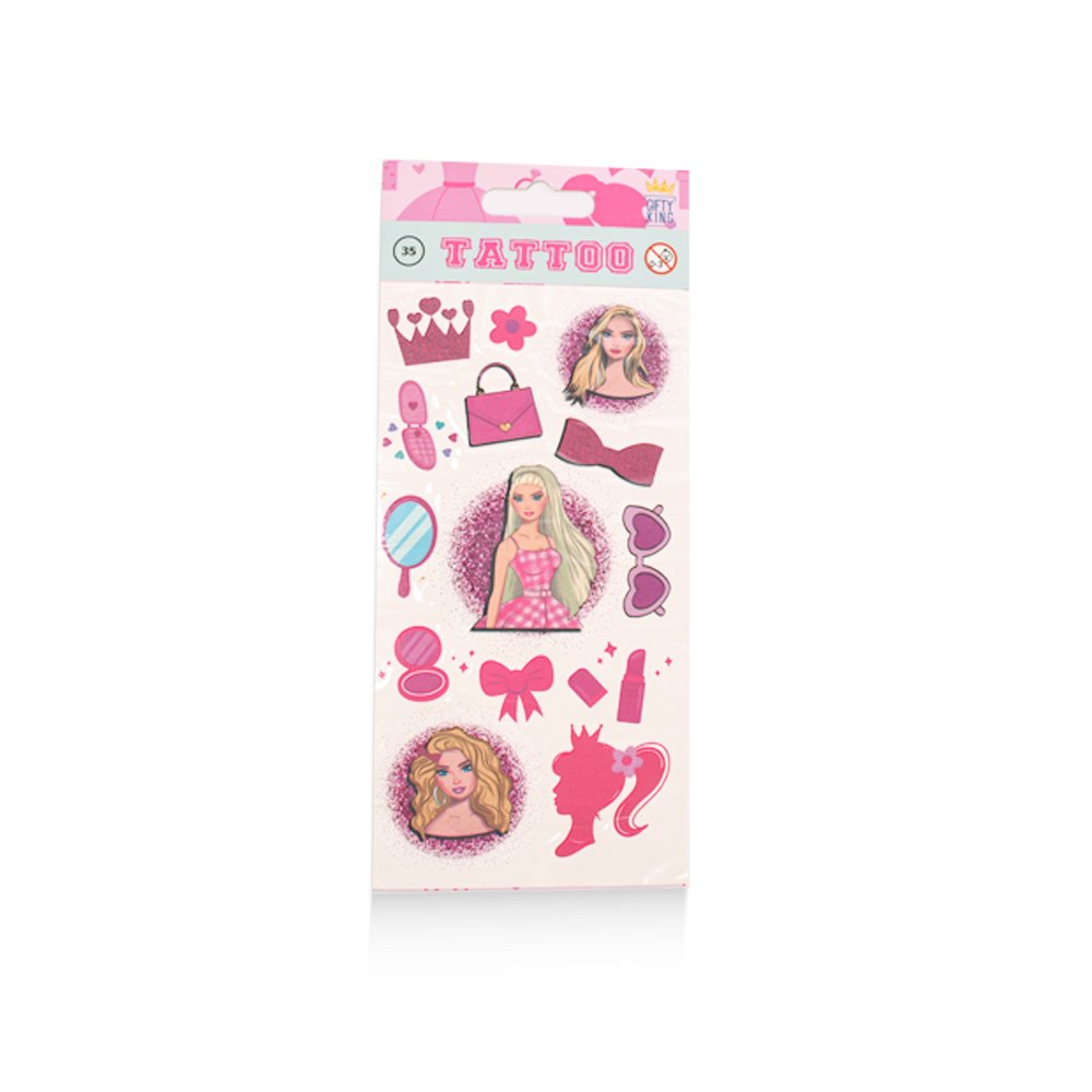 Girl Fashion Temporary Tattoos