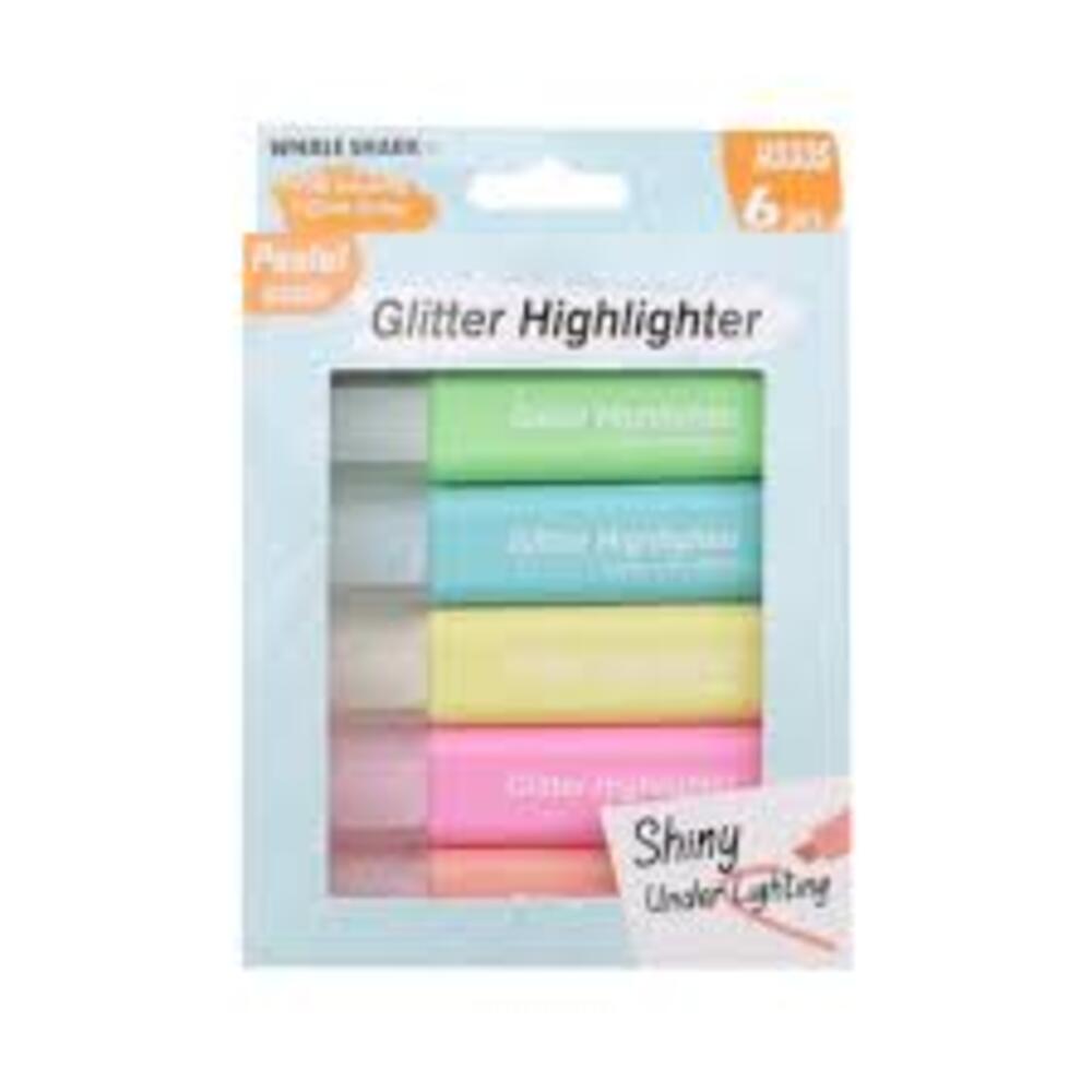 Pastel Glitter Highlighter- 6 Colors