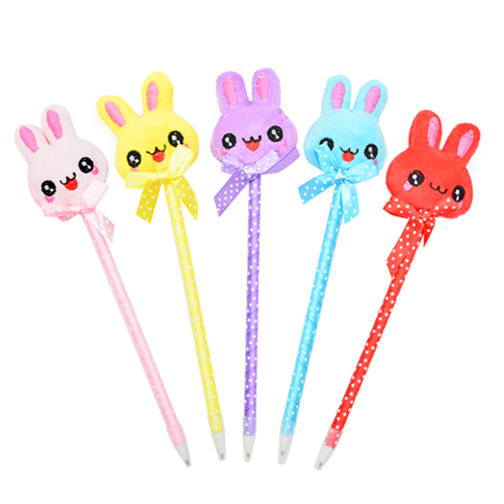 Bunny Ball Pen  Blue 12 Pieces