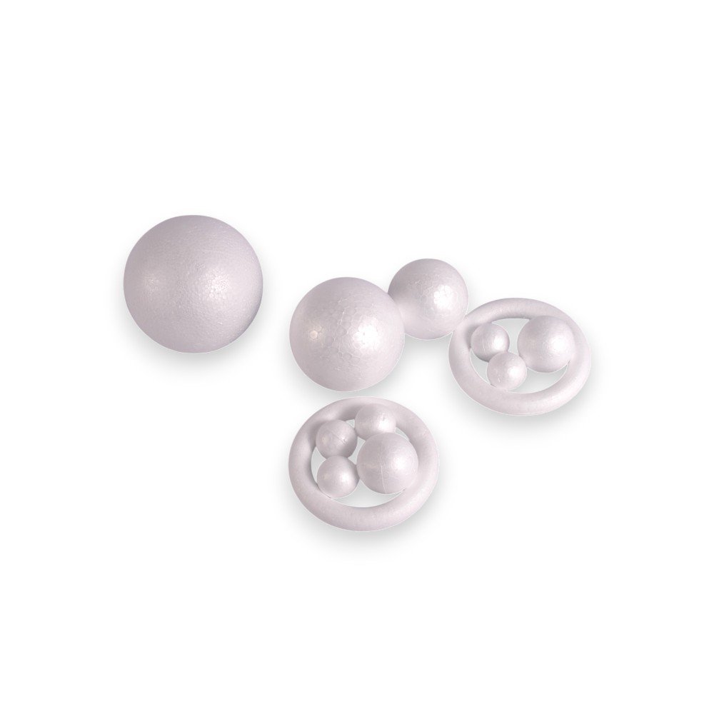 Styrofoam Balls Craft Set- 12 Pieces