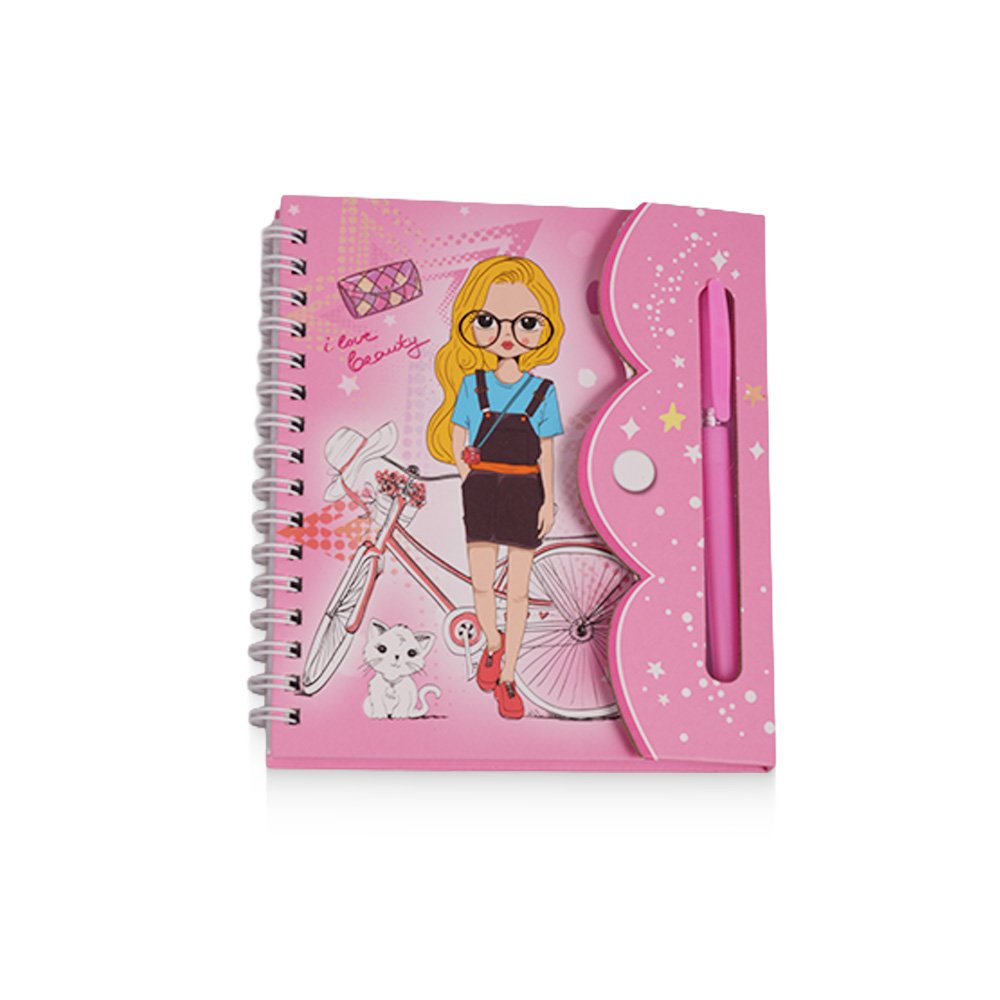 Fashion Girl Notebook Set- 48 Sheets