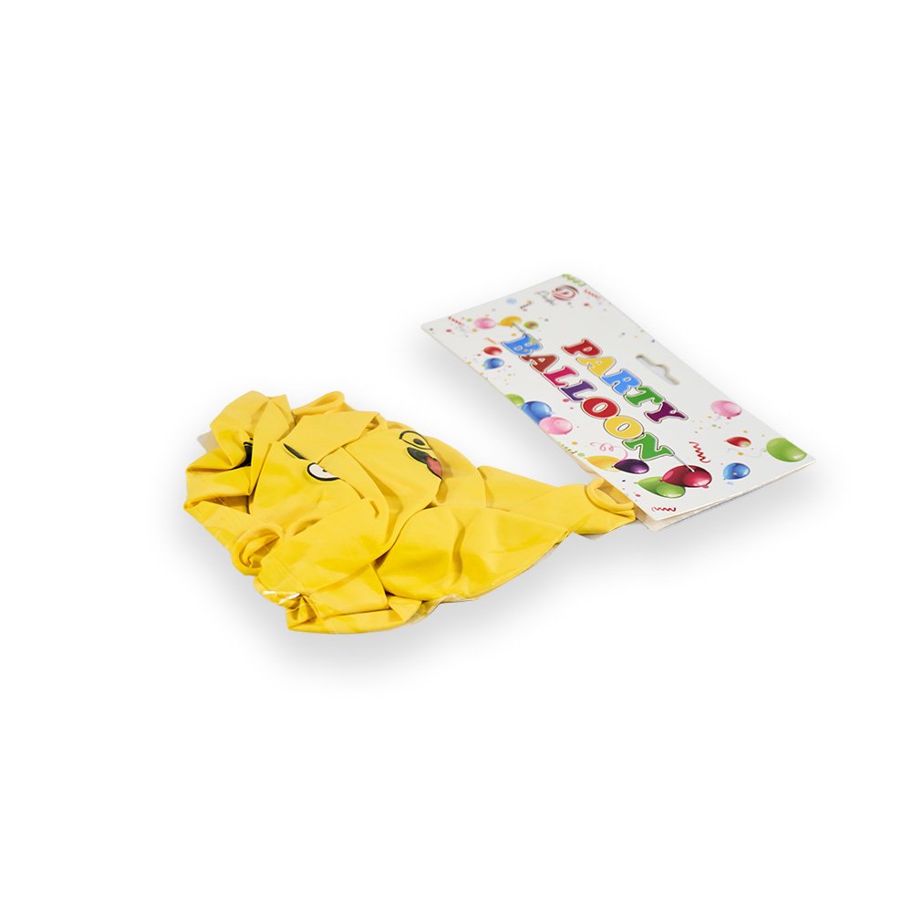 Silly Emoji Faces Balloons- 8 Pieces
