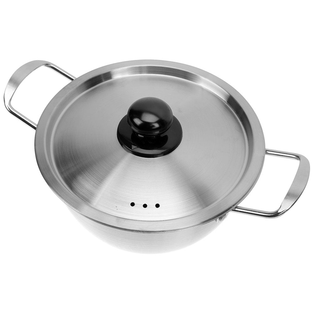 Kitchen Stainless Steel Pot with Cover ? 18 cm