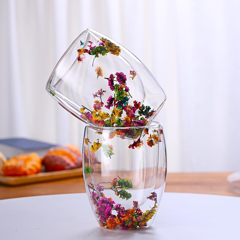 Double Wall Glass Cup- 350ml