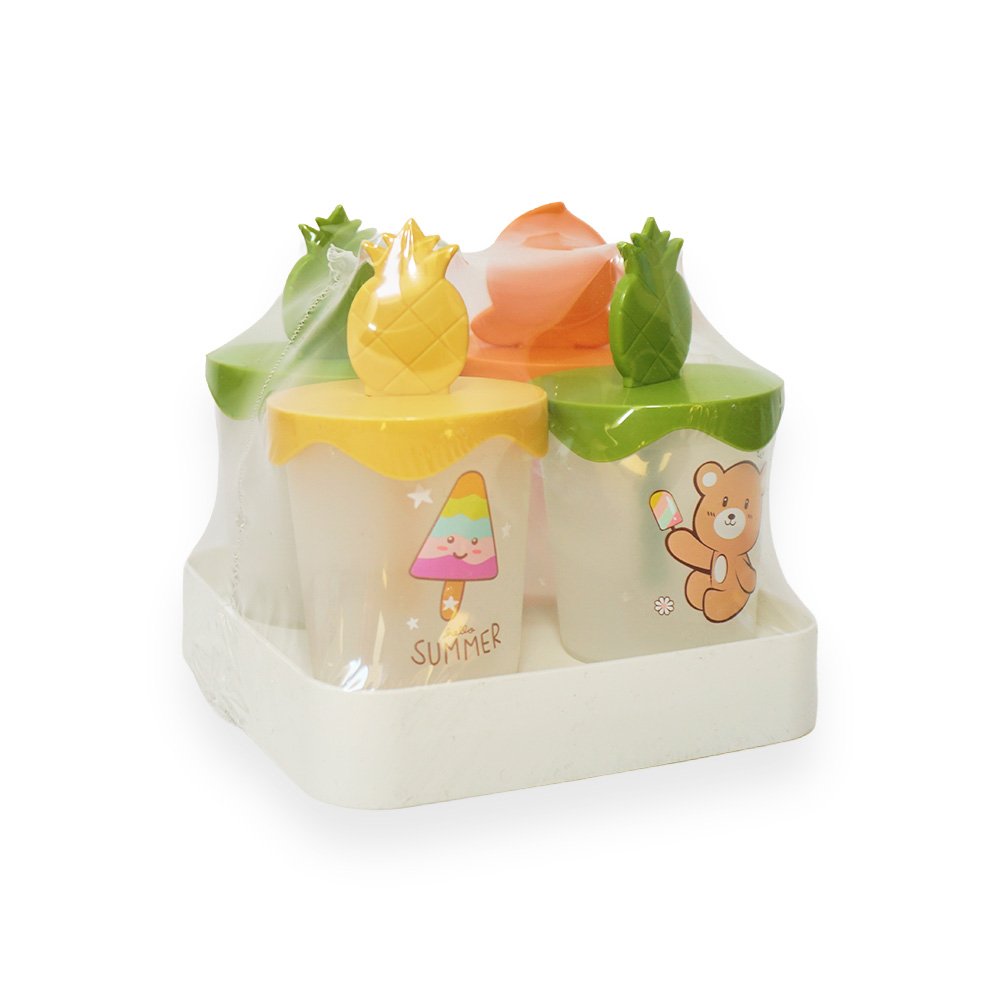 Ice Pop Mold Set 11.5X11Cm 4 Pieces