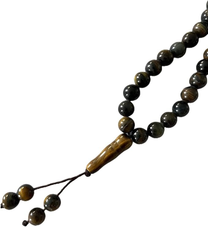 Acrylic Prayer Beads- Dark Brown