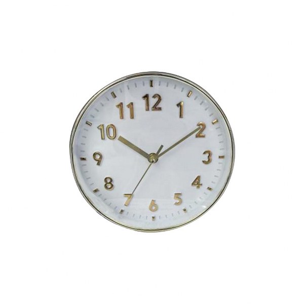 Wall Clock - White& Gold - 6*60*20 cm
