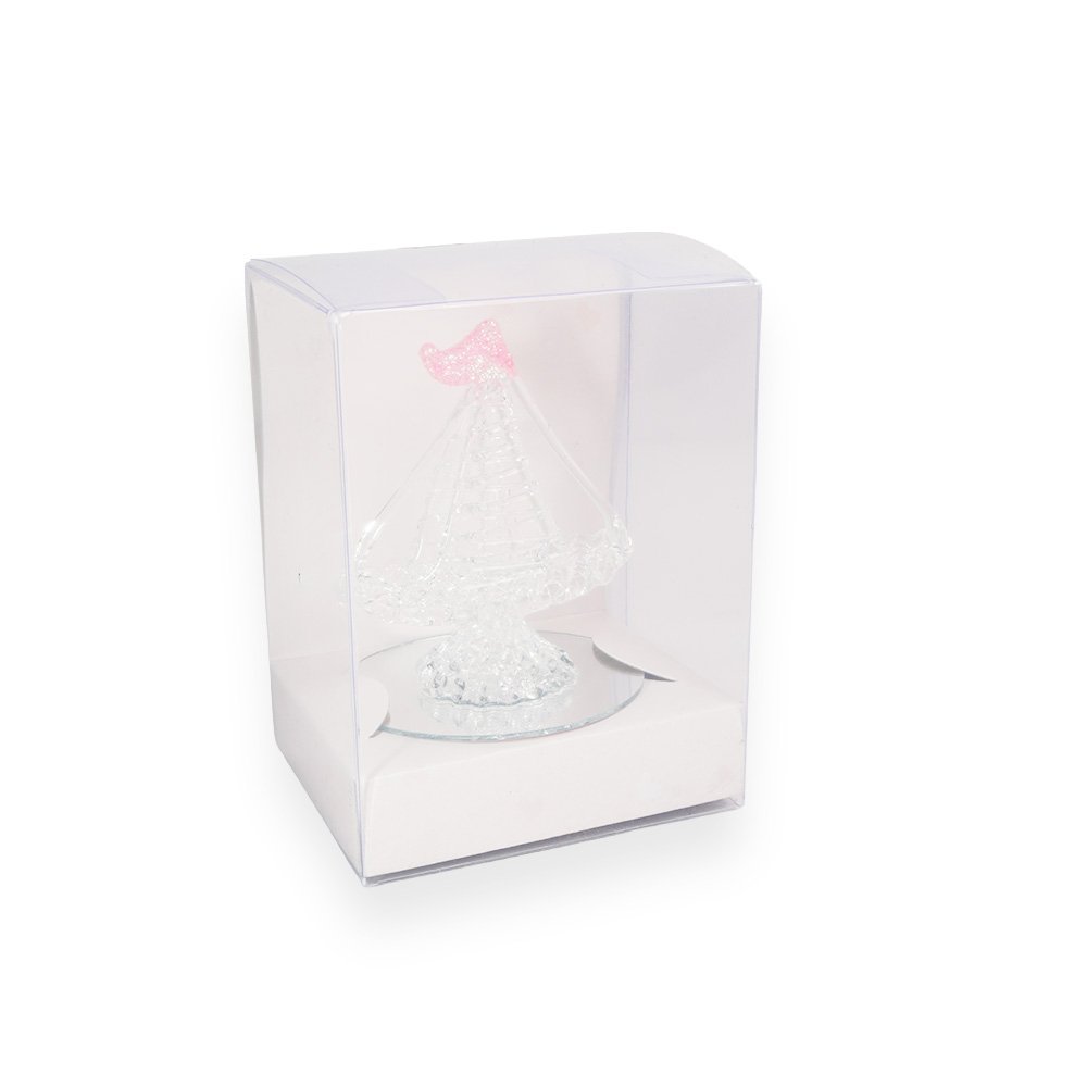 "Crystal Tree Decor, Pink and Blue"