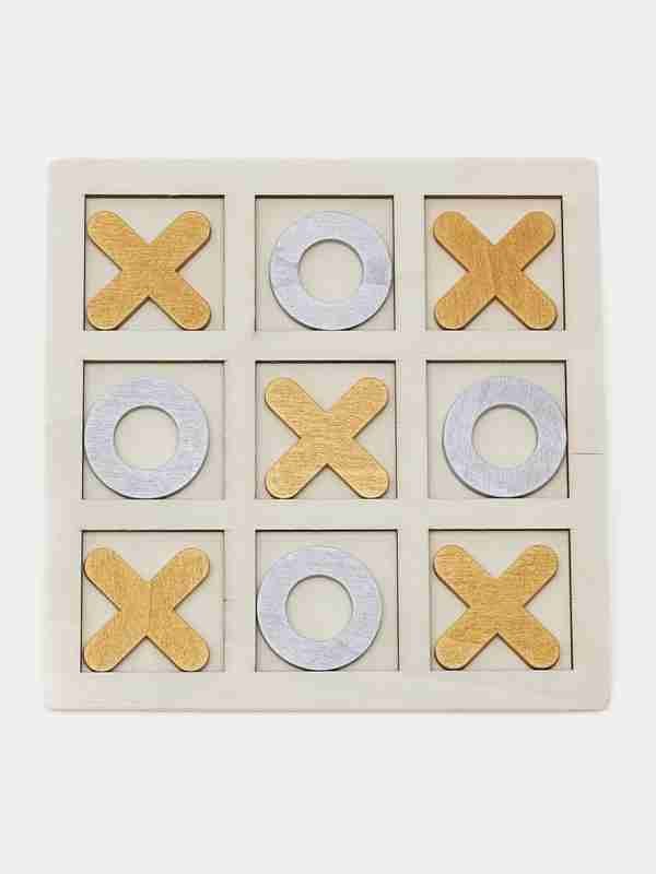 Wooden X&O Board Game- 10.8cmx10.8cm