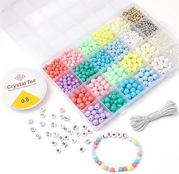 Plastic Beads Kit Set- 20 x 20cm