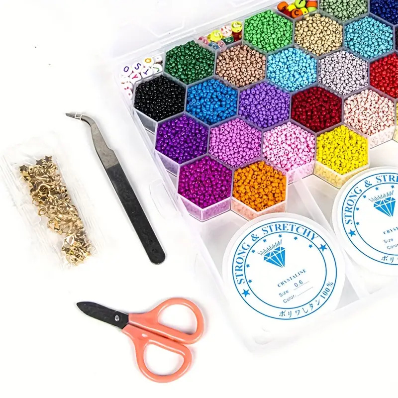 Plastic Beads Kit Set- 20x20cm