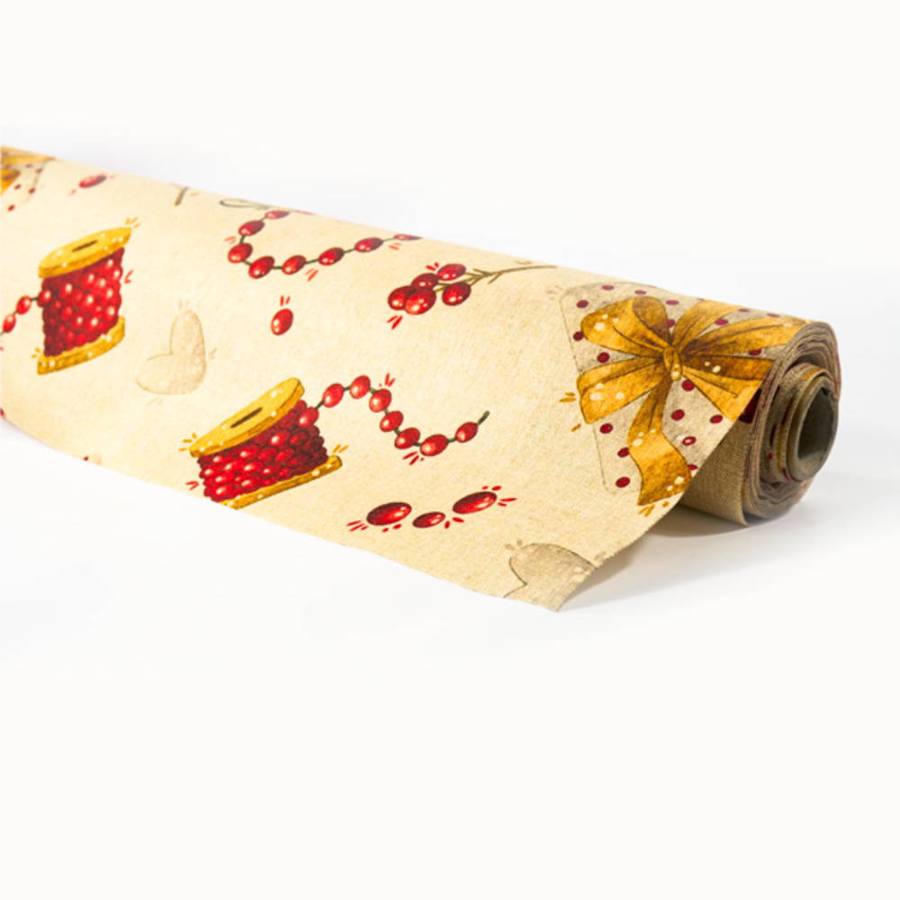 Festive Holiday-Theme Table Cloth- 1.37x20m