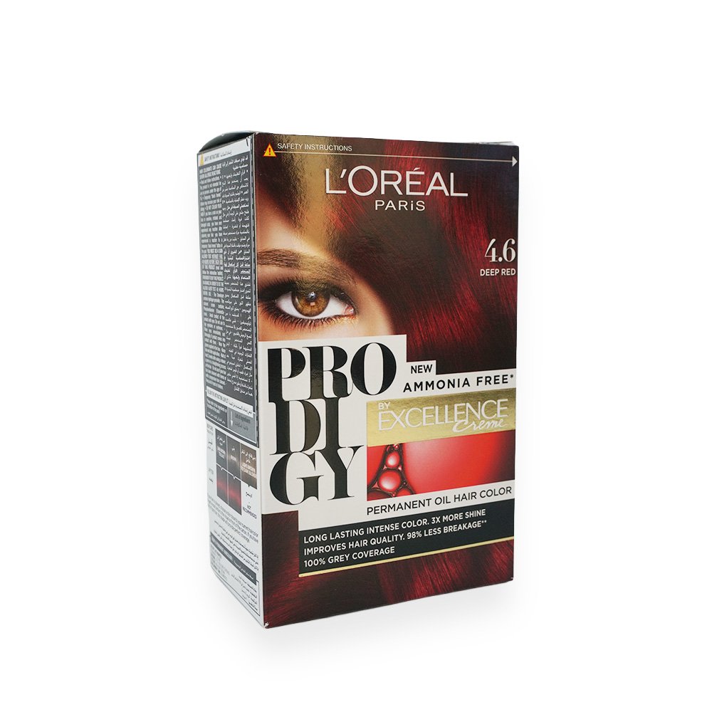 "L'Oreal Prodigy Permanent Hair Color, Deep Red"