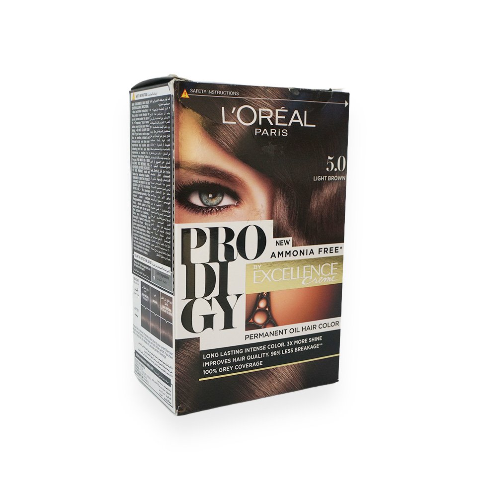 "L'Oreal Prodigy Permanent Hair Color, Light Brown"