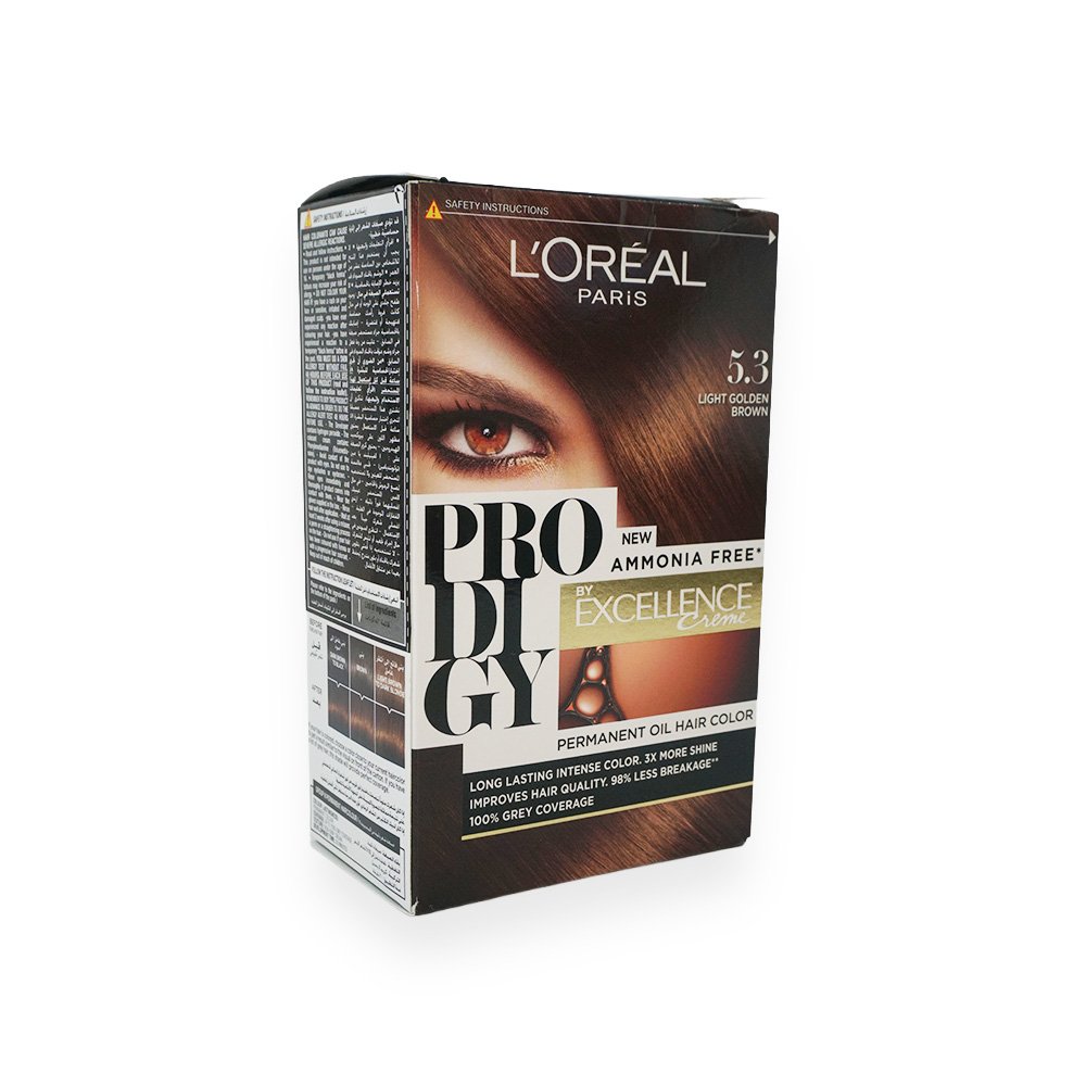 "L'Oreal Prodigy Permanent Hair Color, Light Golden Brown"