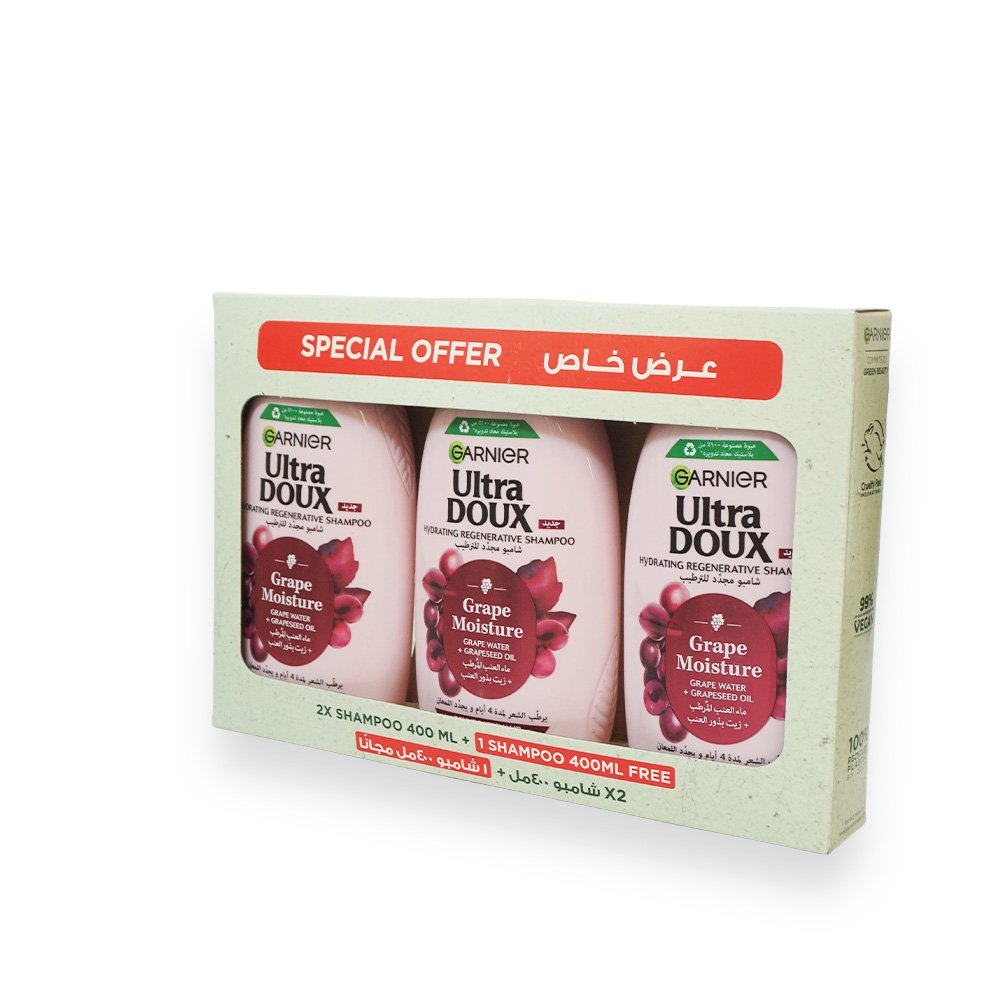 L'Oreal Elvive Fall Resist Aminexil Strengthening Shampoo 3 Pack 400ml