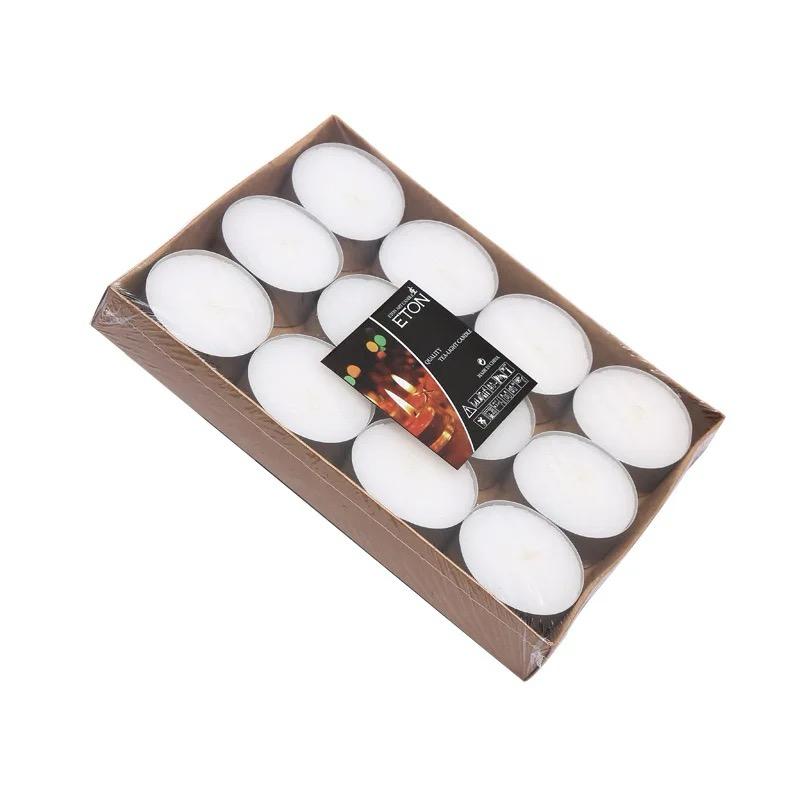 "Eton Tea Candle Set- 5.5x2.5cm, 12 Pieces"