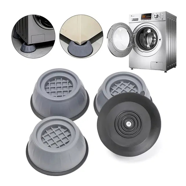 Washing Machine Anti Vibration Pads ? Grey 9Cm 4 Pieces