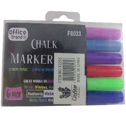 chalk marker Set 6 Pcs