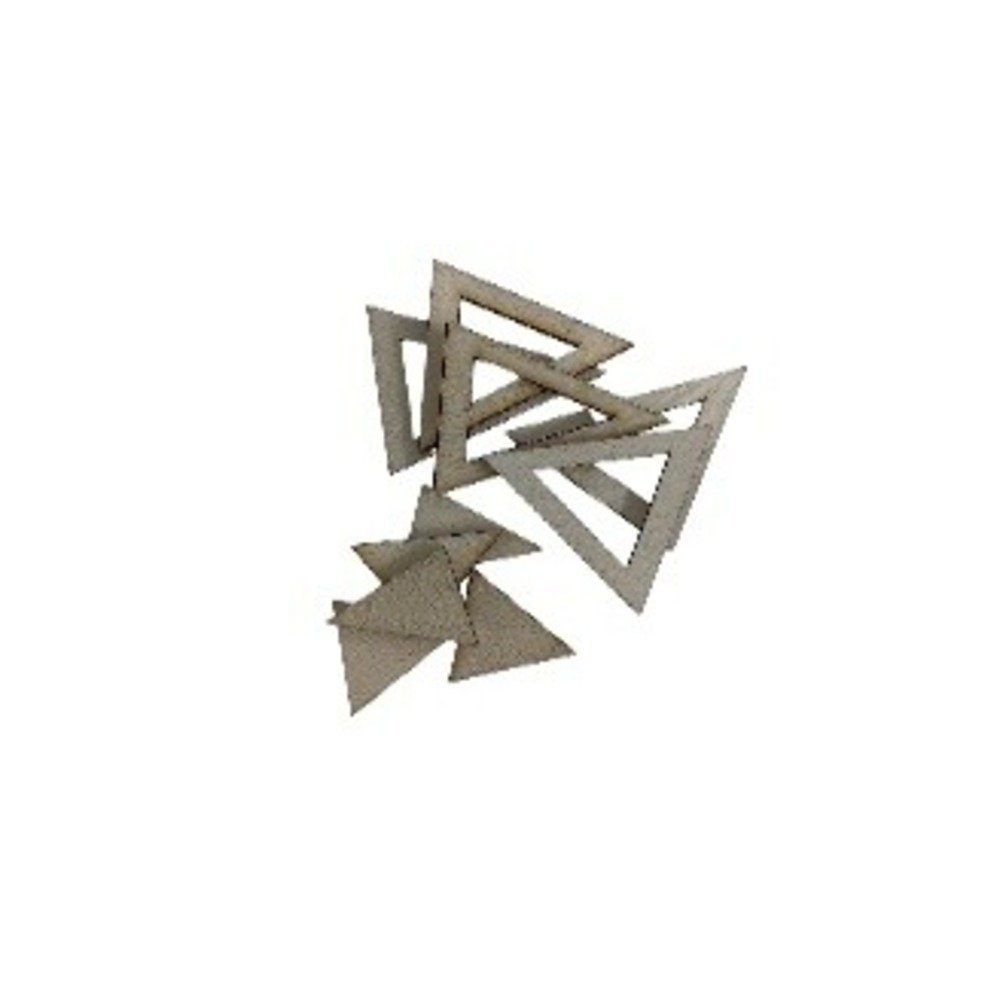 Wooden Craft Tools- Triangle x2749