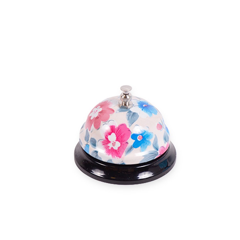 Plastic Floral Desk Call Bell- 6.5cm