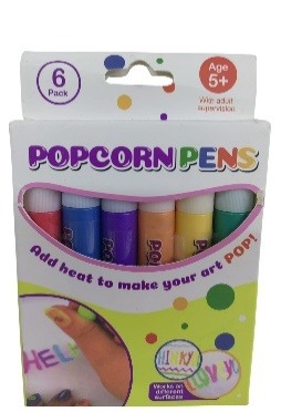 Popcorn Pens 6 Pack