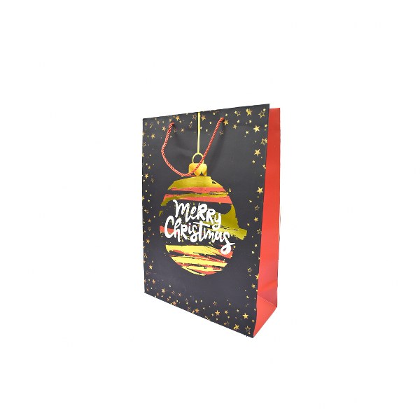 Paper christmas gift bag,L,30*12*41.5cm