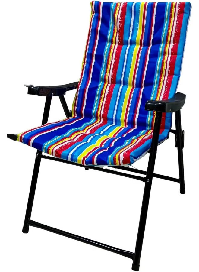 Iron Beach Chair- 52x60x90cm
