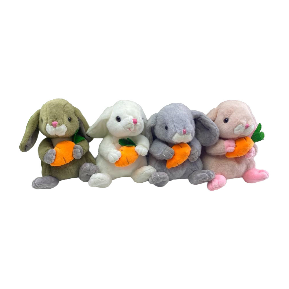Bunny Plush Doll- with Carrots