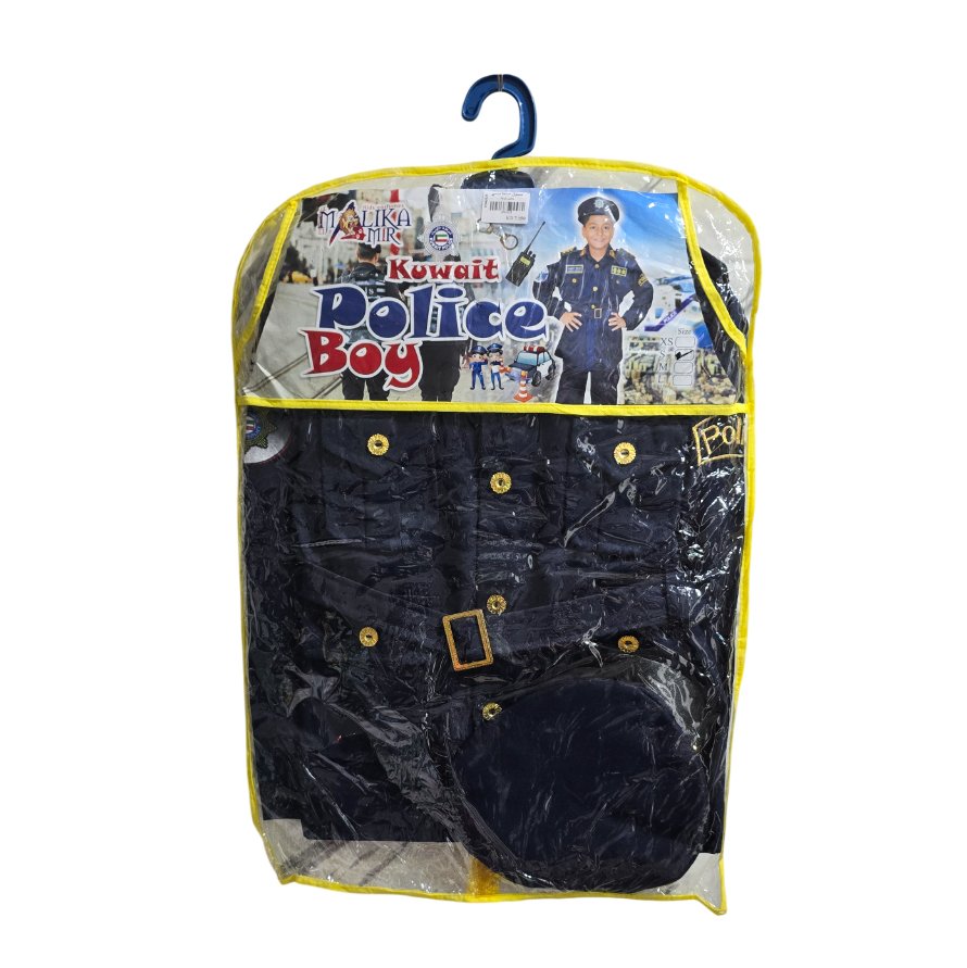 Kids Occupation Police Costume Set- Navy Blue