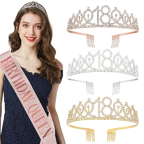 Birthday Girl Tiara and Sash Set